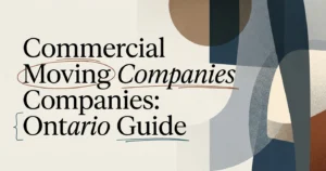 Commercial Moving Companies: A Guide for Ontario